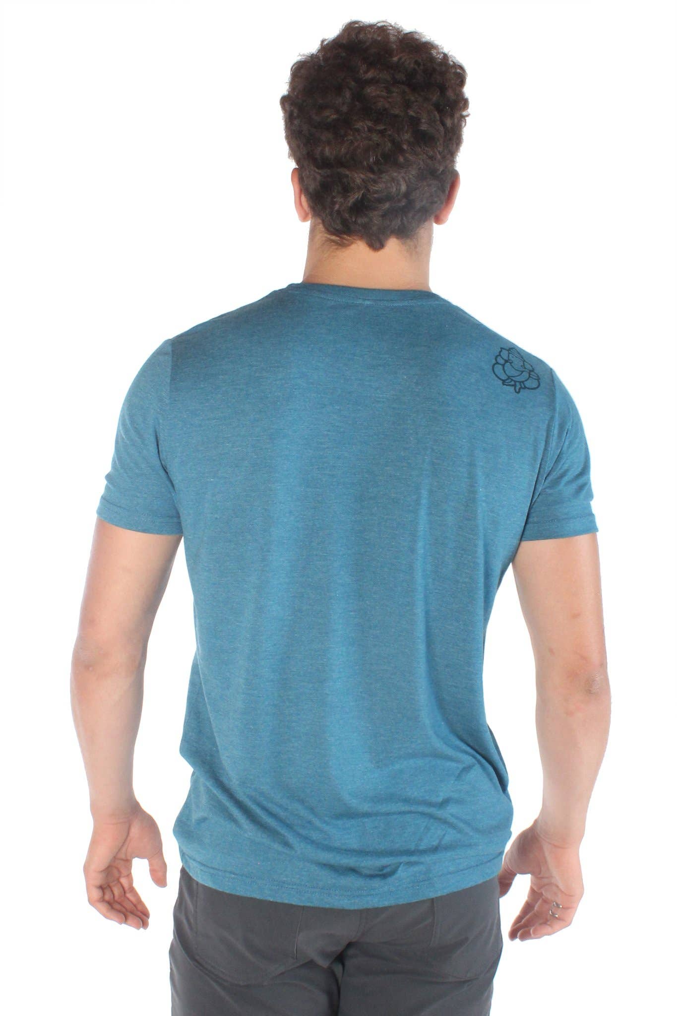 Third Eye Threads - Wholesale Screen Printed T-Shirt - Men's - Sacred Geometry Owl Tri-blend Crew Neck Tee3