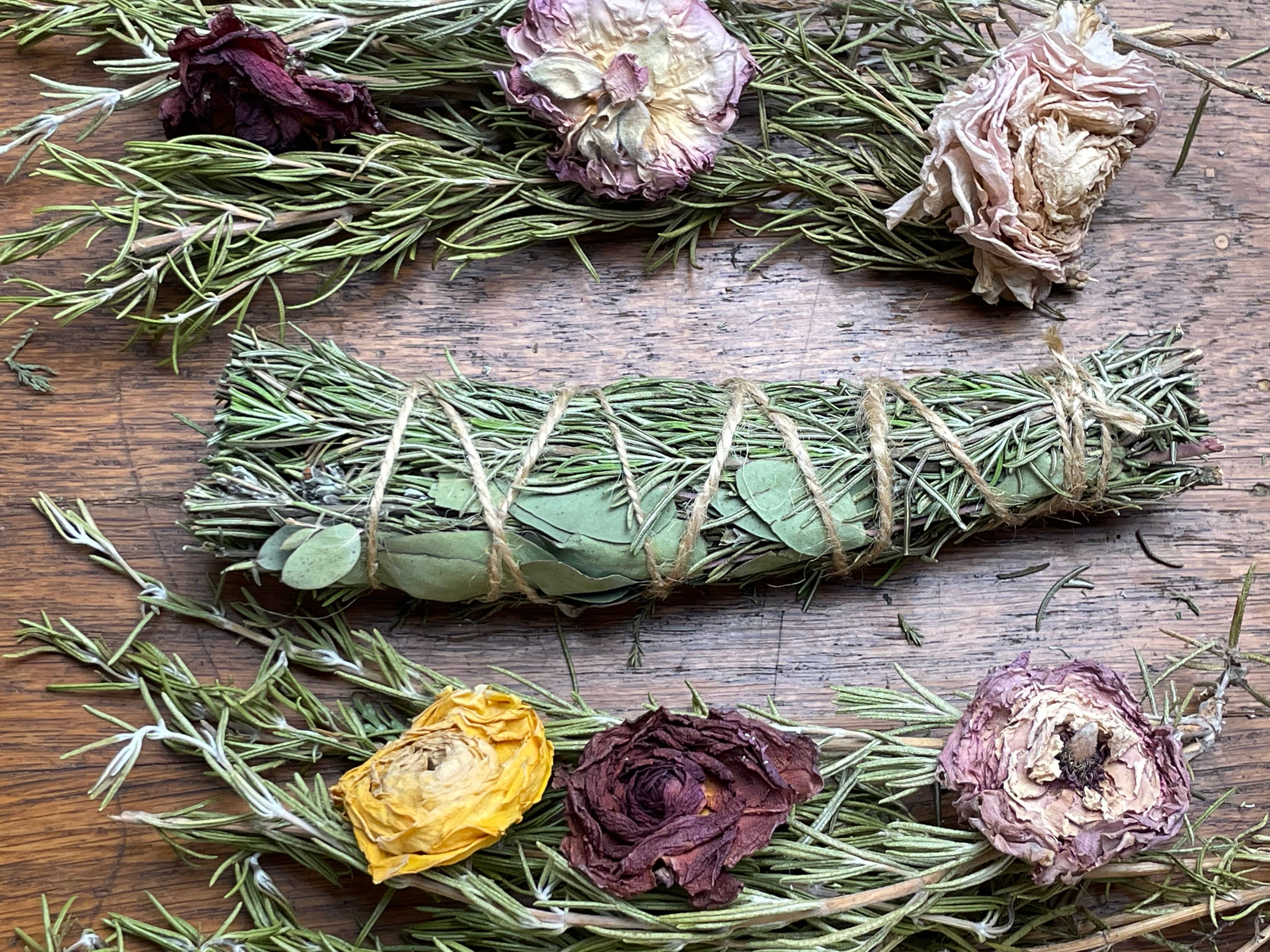 Necessary Magic - Wholesale Sage Bundle - Eucalyptus and Rosemary Herb Bundles2
