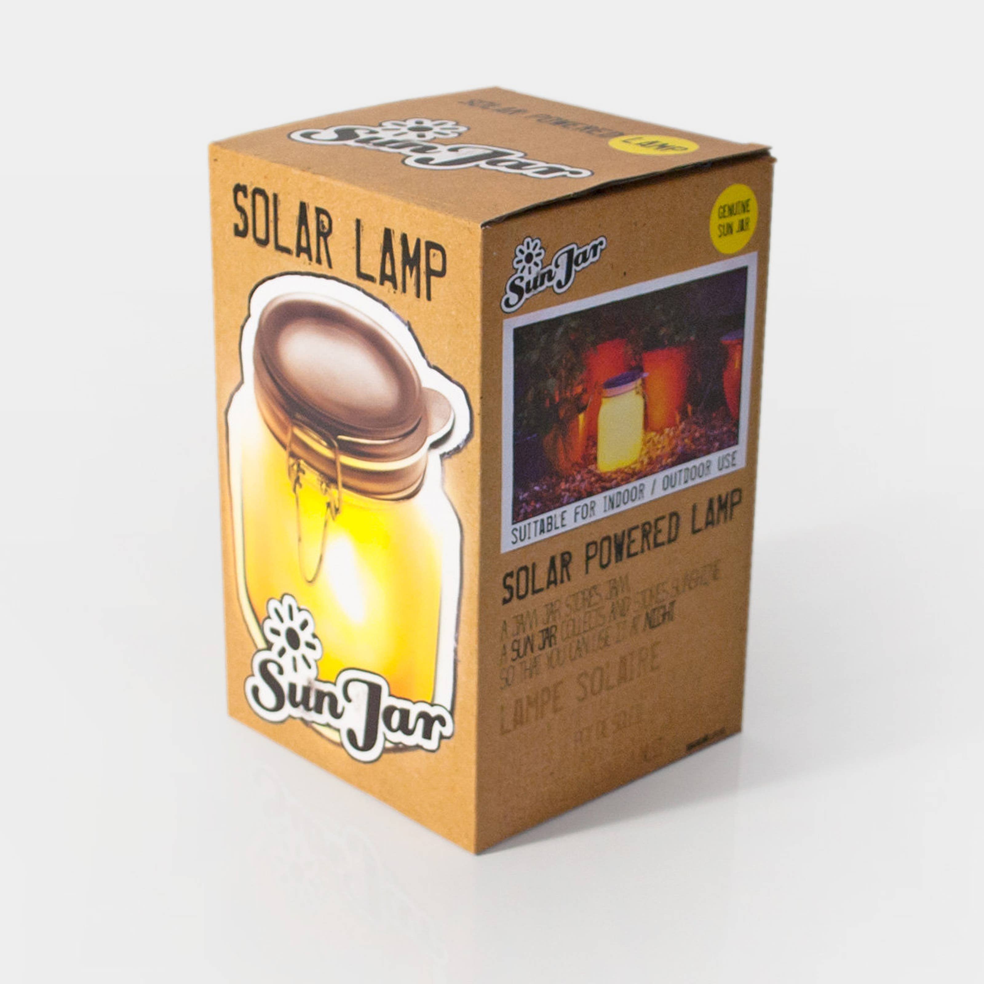 Yellow Solar Powered Sun Jar for wholesale on Faire1