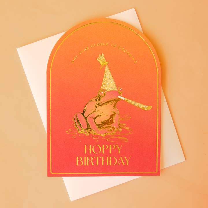 Croaking Birthday Card | Frog for wholesale by Jungle Club
