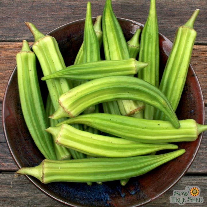 Sow True Seed - Wholesale Plant Seeds - Okra Seeds - Clemson Spineless 80