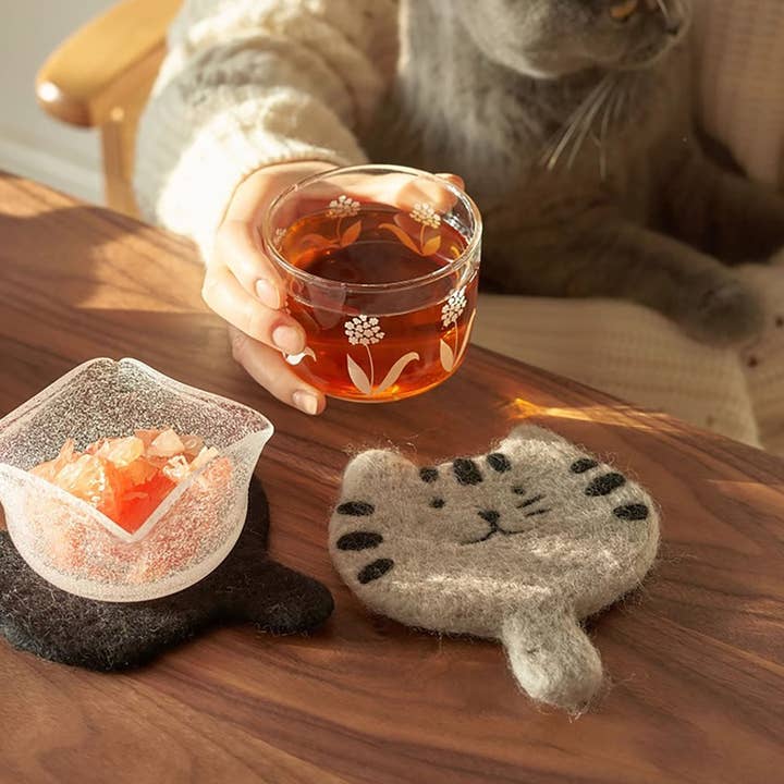 MinoCraft - Wholesale Coasters - Handmade felt coaster with animal patterns15