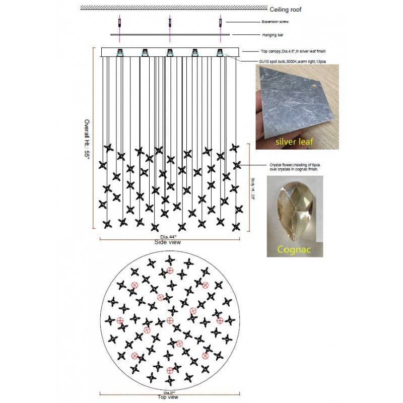 Alan Mizrahi Lighting Design - Wholesale Chandelier/Hanging Light - WM2170 BUTTERFLIES12