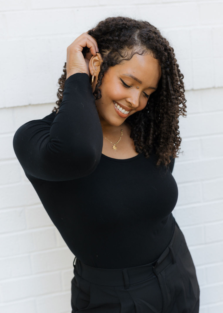 ELIETIAN - Vente Haut en maille – femme - Manches longues réversibles - Coupe incurvée35