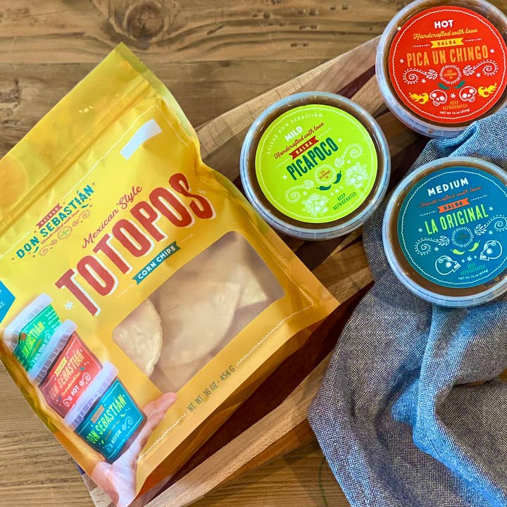 Salsas Don Sebastian - Wholesale Snack bar - Authentic Mexican Chips (Totopos)6