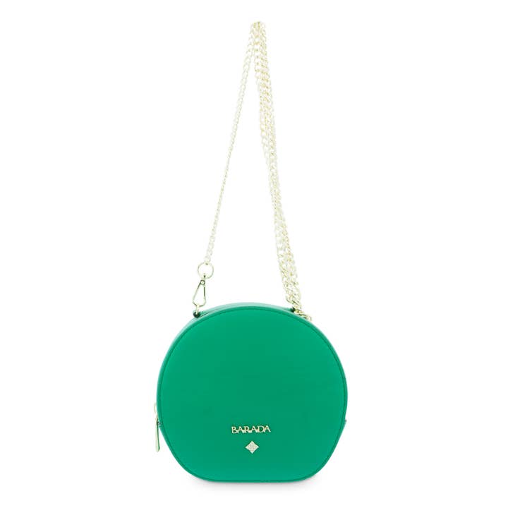 Mini sac en cuir de vachette et couleur verte pour la vente par BARADA UBRIQUE