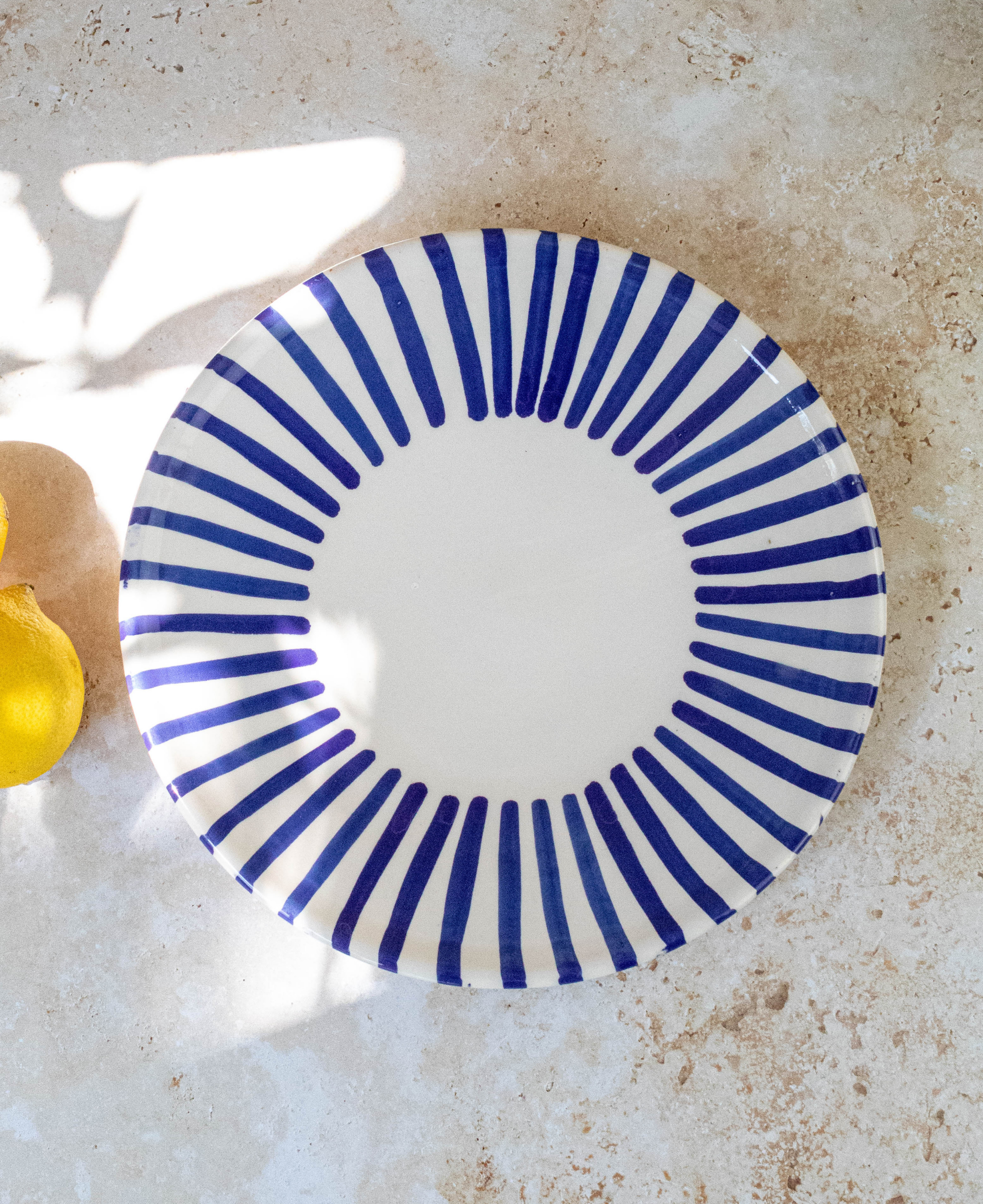 Maison Berber - Vendita all'ingrosso Piatto - Piatto in ceramica marocchina fatto a mano – Collezione Ourika8