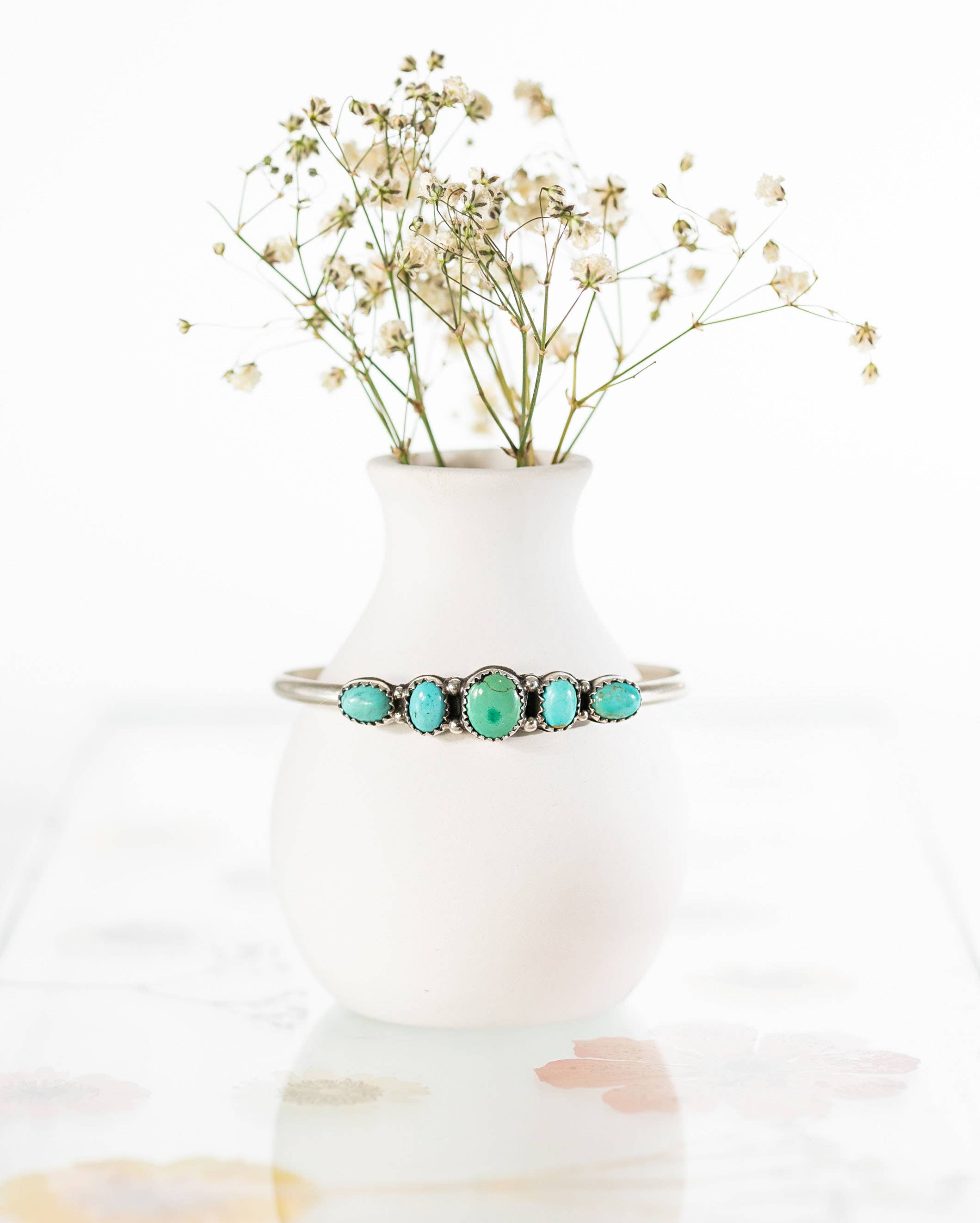 Moxie Maine - Wholesale Cuff Bracelet - 304: Turquoise & Sterling Silver Cuff Bracelet 9251