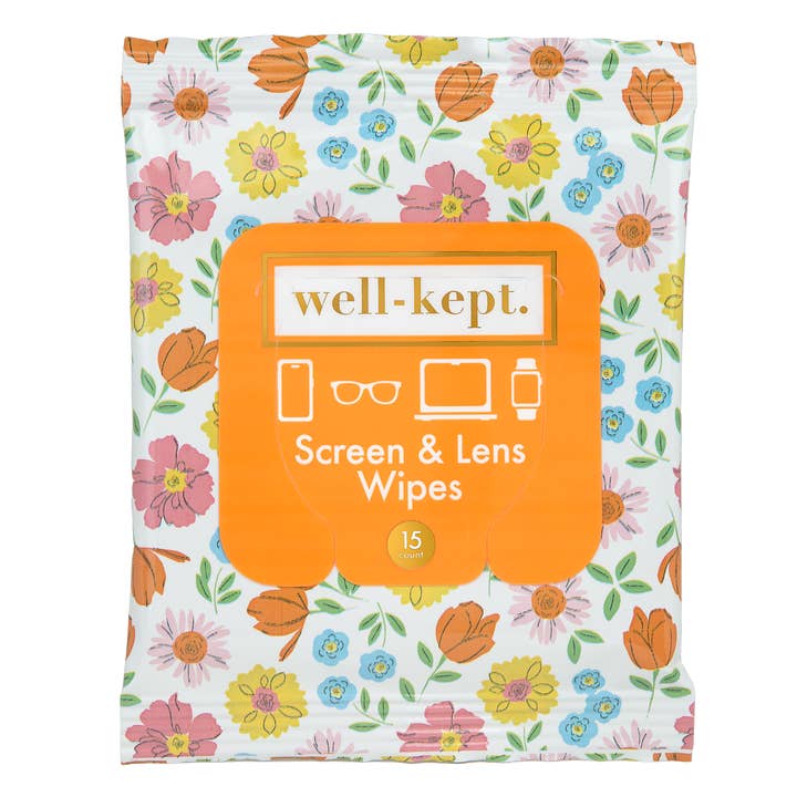 SPRING BREAK SCREEN & LENS WIPES for wholesale by Well-Kept, Screen Wipes