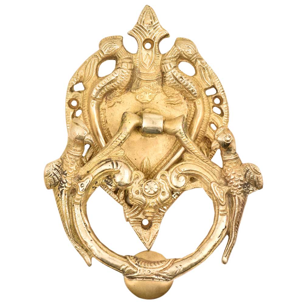 Gold 1 Piece Brass Birds Door Knocker for Door Accessories for wholesale on Faire0