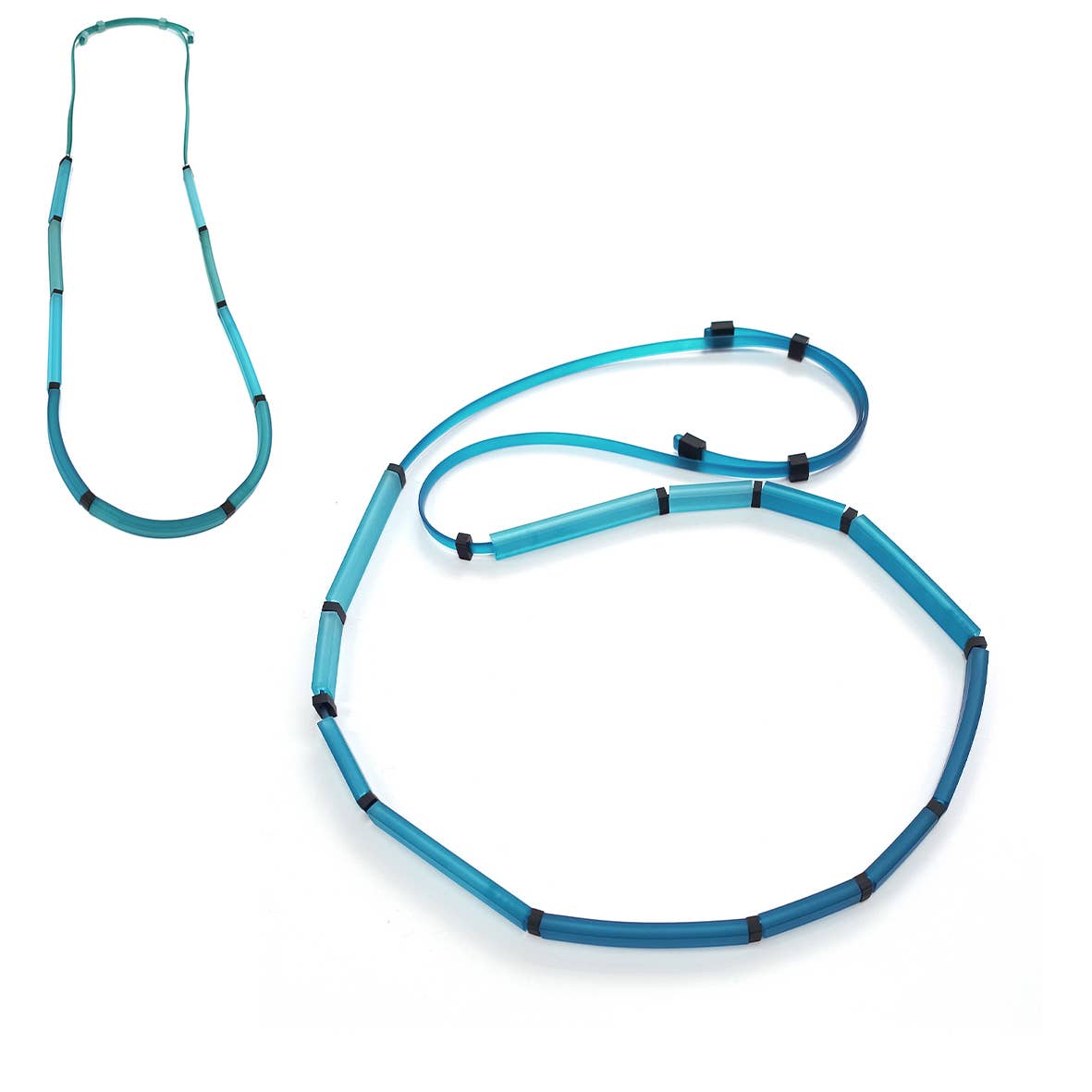 ALEX+SVET - Wholesale Beaded/Pearl Necklace - LORETA long rubber necklace ESSENTIALS line6