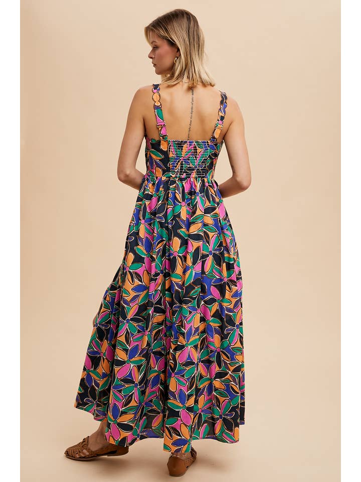 In Loom - Wholesale Dress - Women's - BOLD PRINT COTTON MAXI DRESS