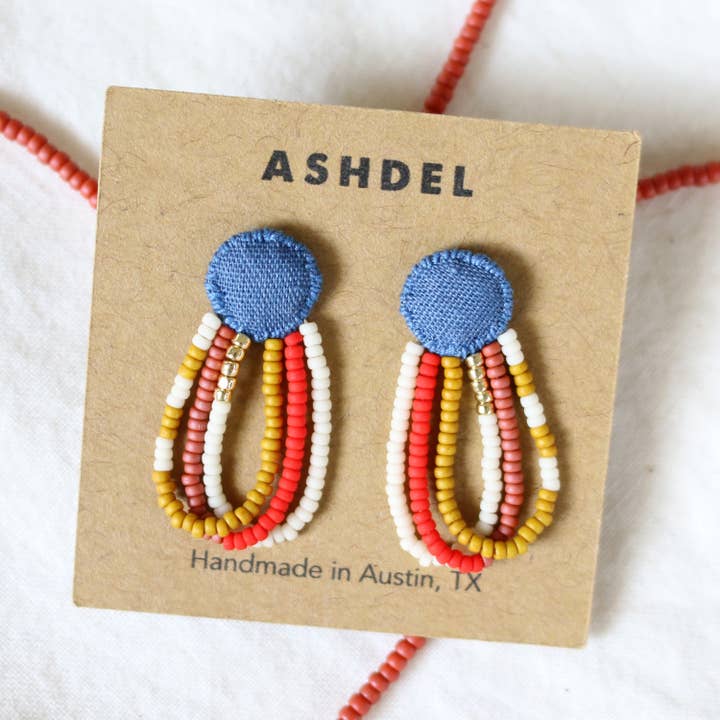 ashdel – wholesale Dangle earrings – Loop Drop Studs4