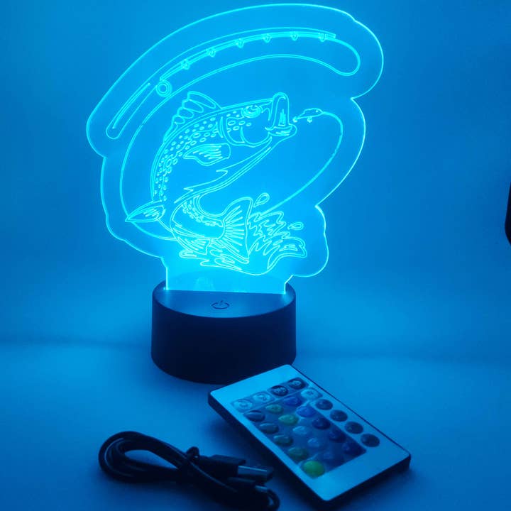 Bas fiske LED Accent ljus för wholesale av The 308 Collective