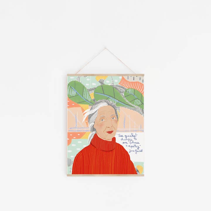 Violet Red Studio - Wholesale Everyday Greeting Card - Jane Goodall 2