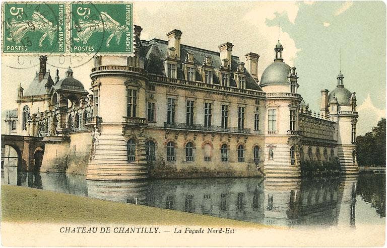 Found Image Press - Wholesale Art Print - Art Print FF-57 Chateau de Chantilly, France0