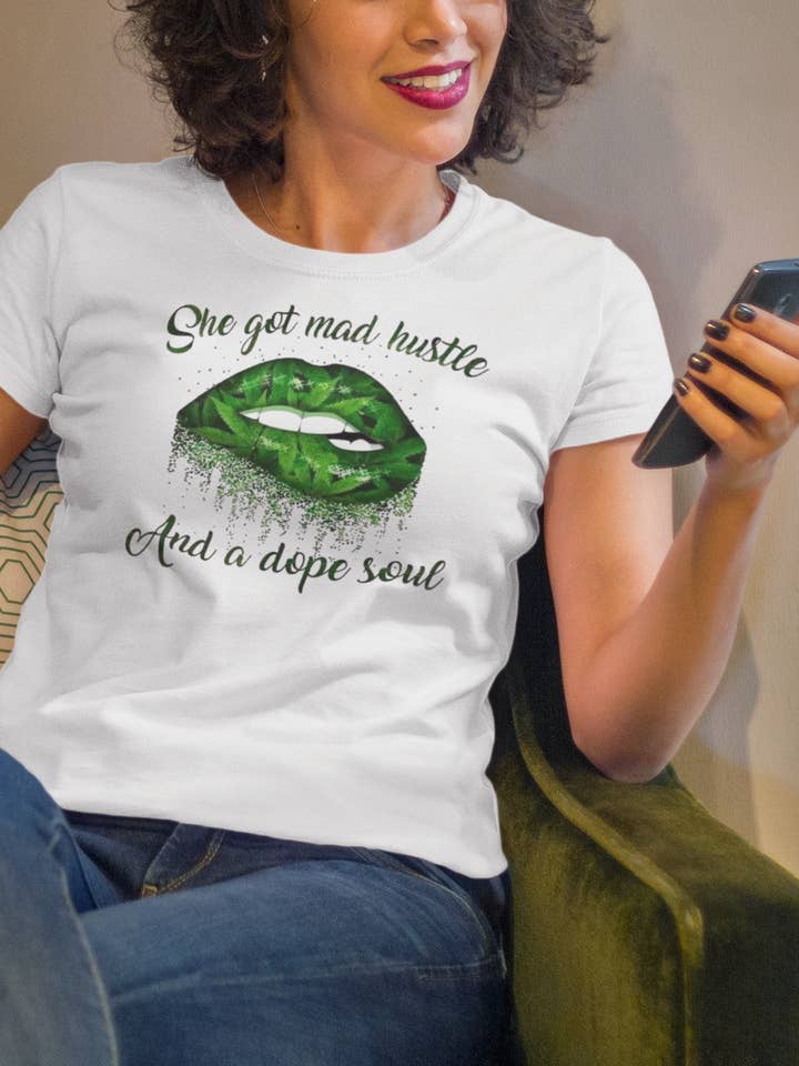 Mad Hustle, Dope Soul Mouth Tee for wholesale by Honey Sage