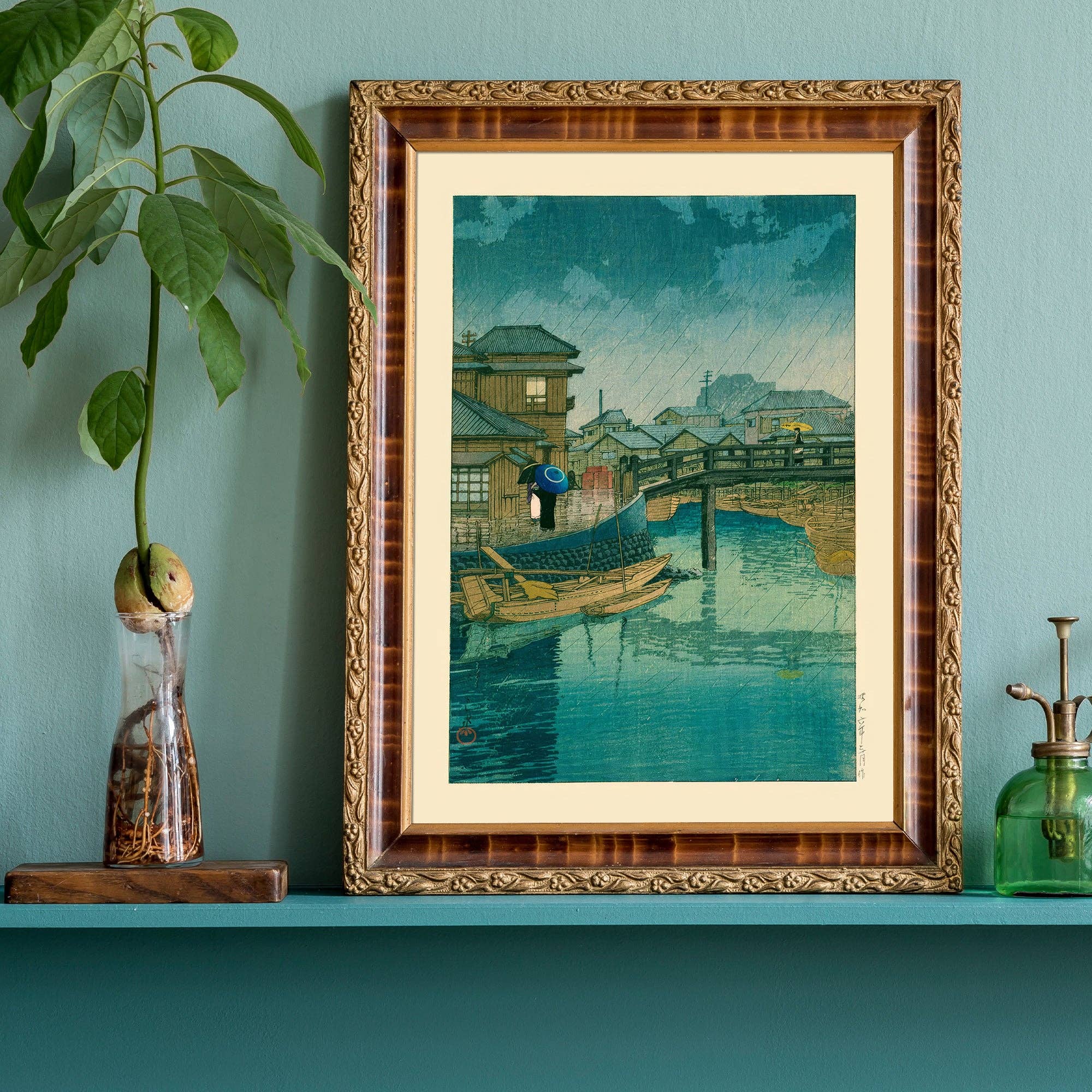 Ink & Drop - Wholesale Art Print - Shinagawa by Kawase Hasui Print3