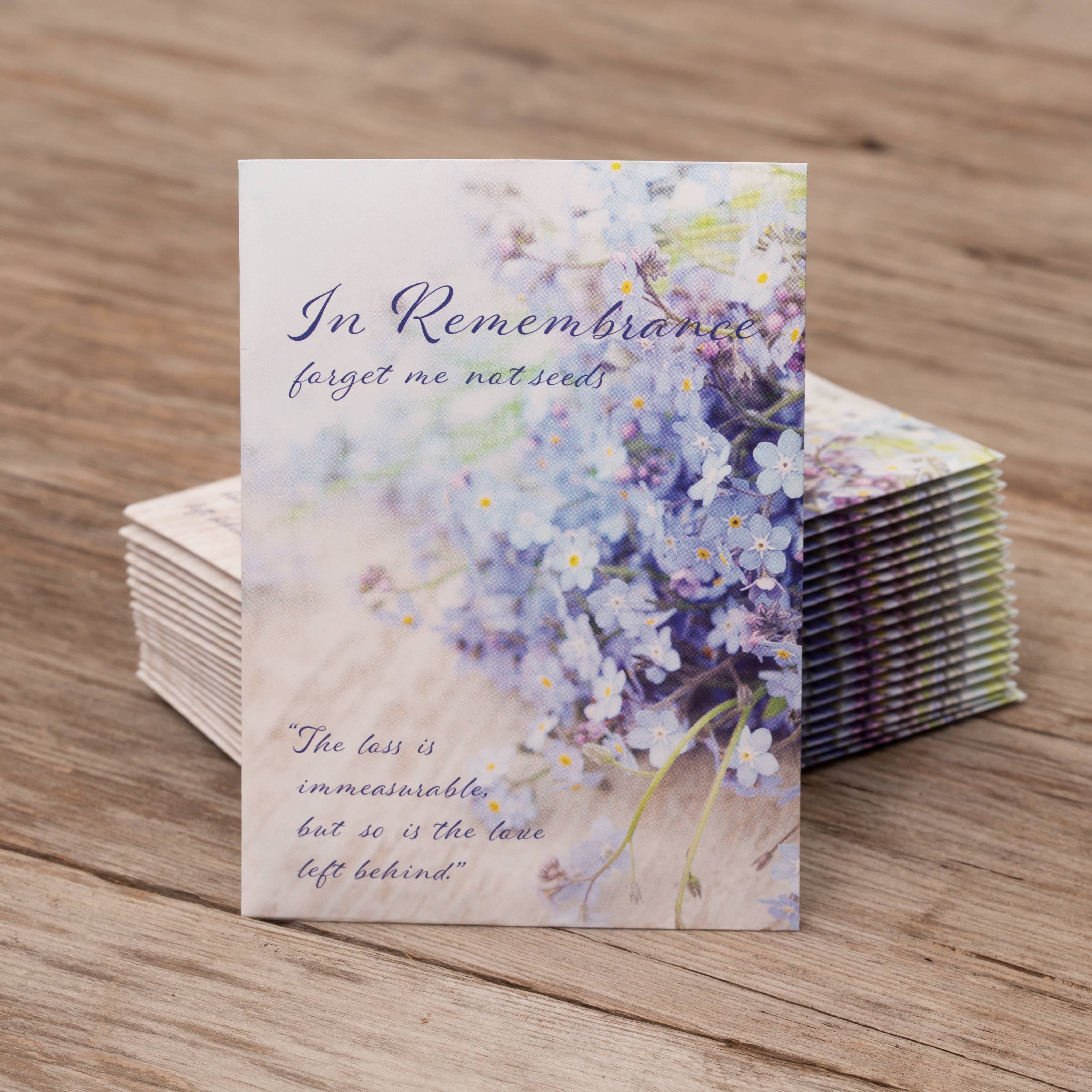 Bentley Seed Co. - Wholesale Plant Seeds - In Remembrance Love Left Behind Forget Me Not Seed Packets3