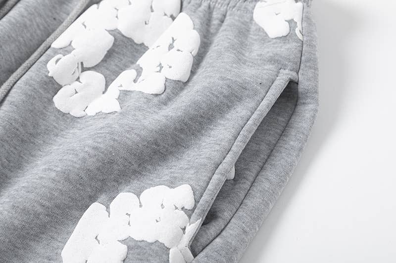 Rosa Clothing - Wholesale Top & Pant Set (NOT Loungewear) - Women's - Foam print Y2K hoodie sweatshirt & jogging set9