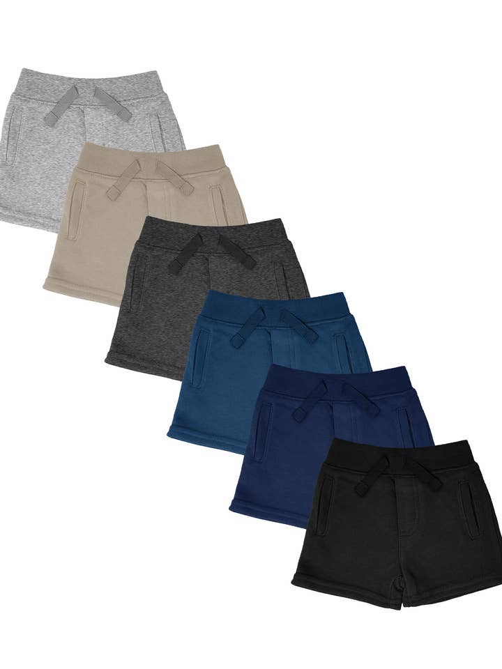 I-Wear Brands - Wholesale Shorts - Kids - Toddler's French Terry Cotton Shorts With Pockets4