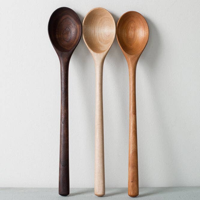 Blanc Creatives - Wholesale Kitchen Spoon - Walnut Cooking Spoon3