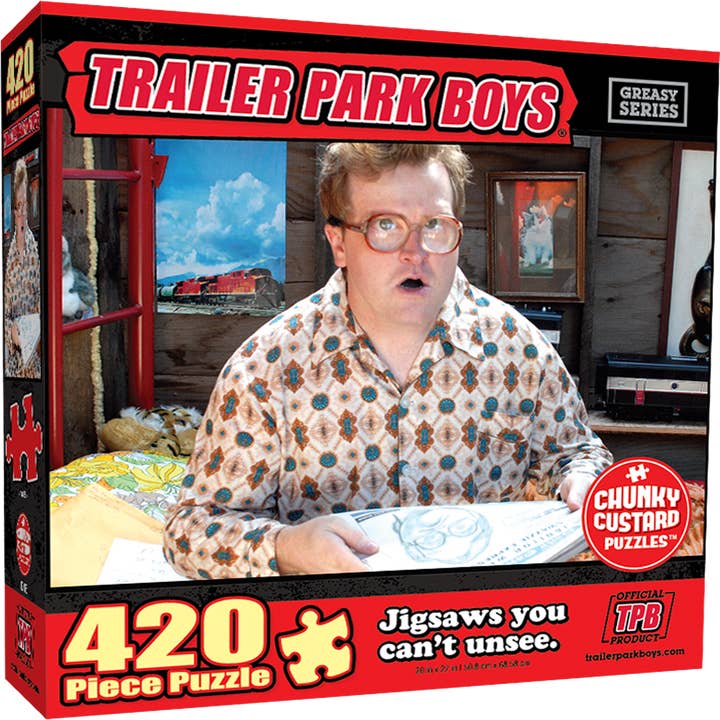 Rompecabezas Trailer Park Boys, 420 piezas (Shed Life) para venta al por mayor de Mighty Mojo Toys