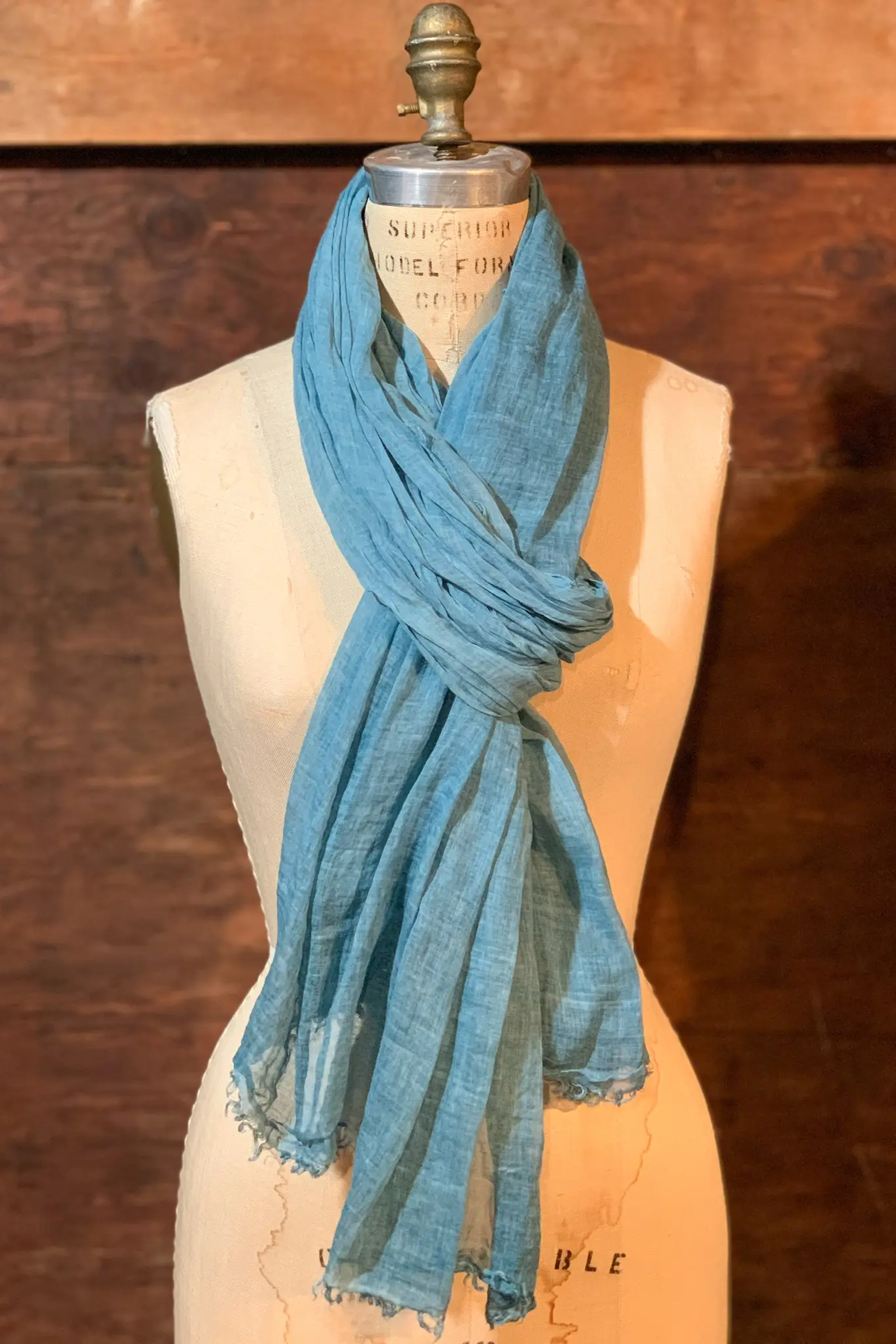 Dolma - Wholesale Sjaal - Dames - Stone Washed Katoenen Sjaal Wit (meerdere kleuren aan de binnenkant)10