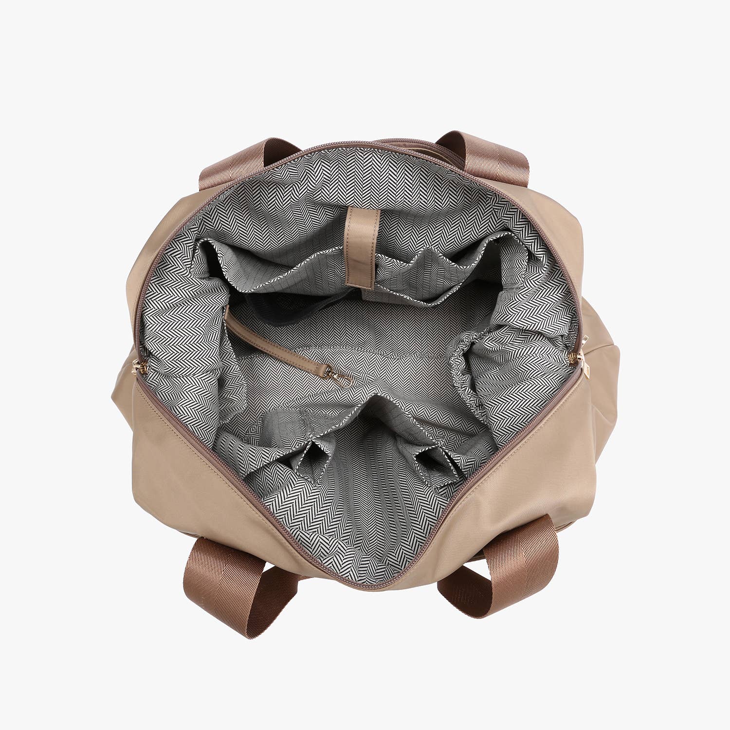 Jen & Co. - Wholesale Weekender Bag - Women's - M2279 Navy Nylon Weekender w/ Dual Handles5