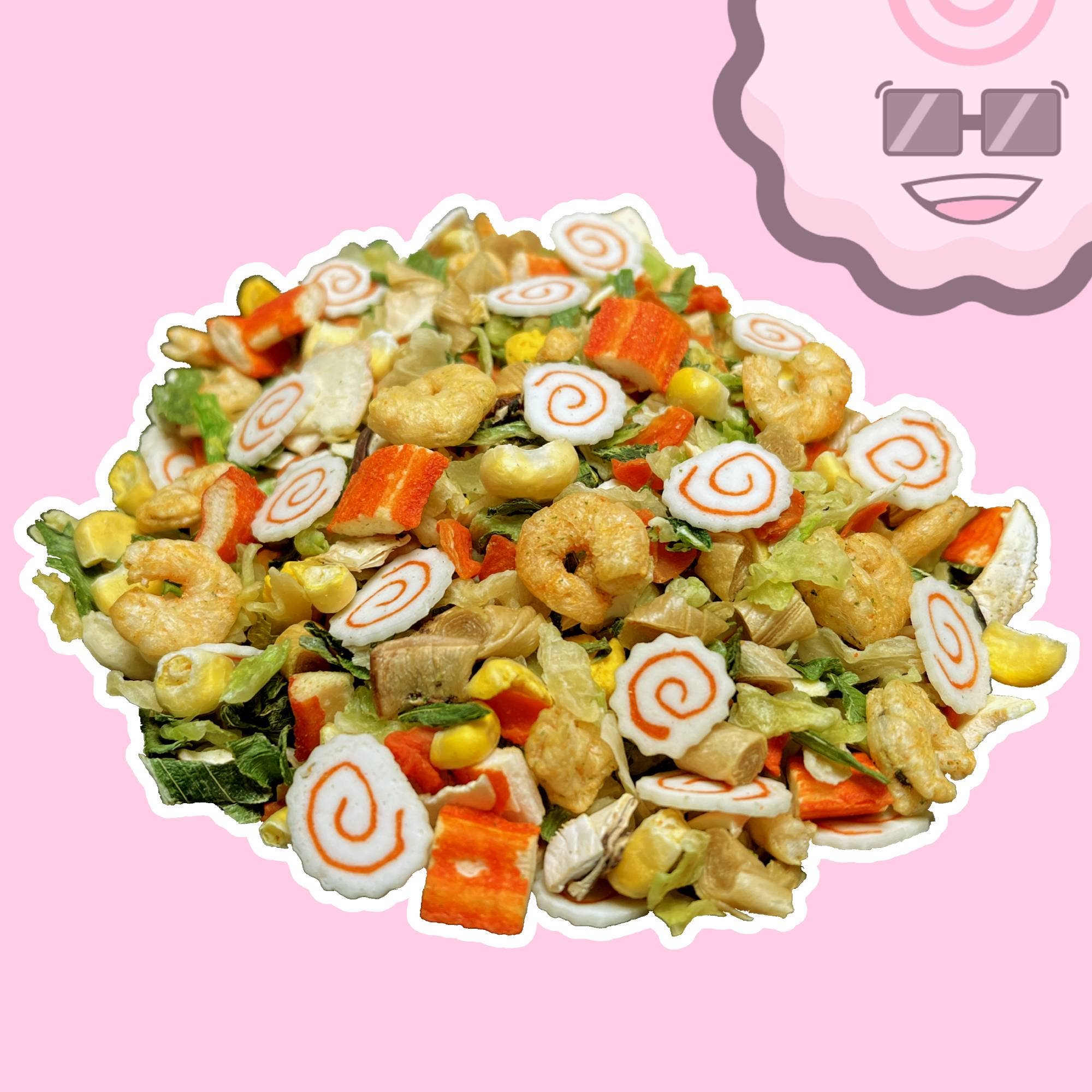 Ramen Bae - Wholesale Dried/Dehydrated Vegetables - Classic Seafood and Vegetables Dried Toppings Mix - 14 oz2