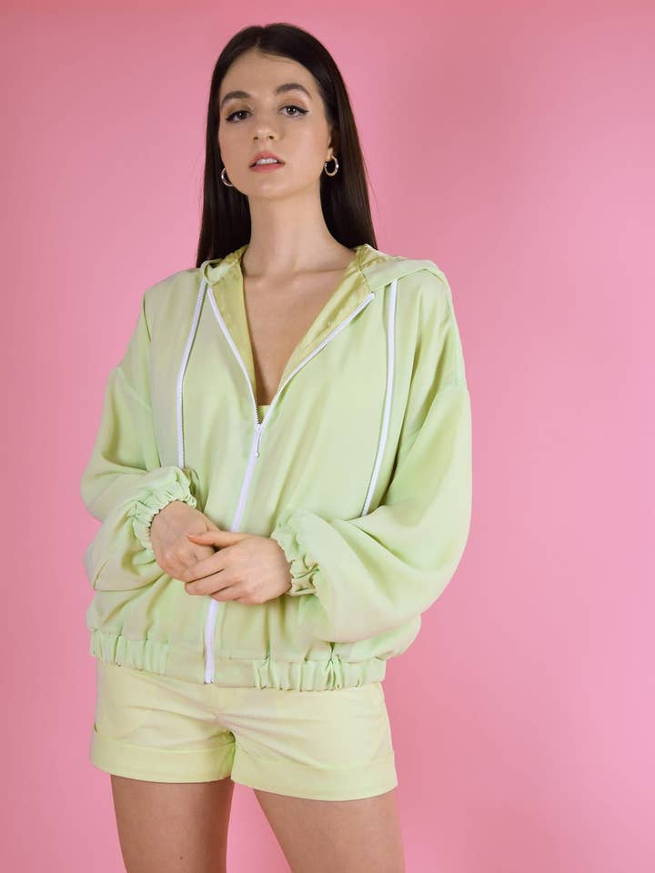 Jaqueta Bomber Sustentável Bonfire por atacado de blonde gone rogue