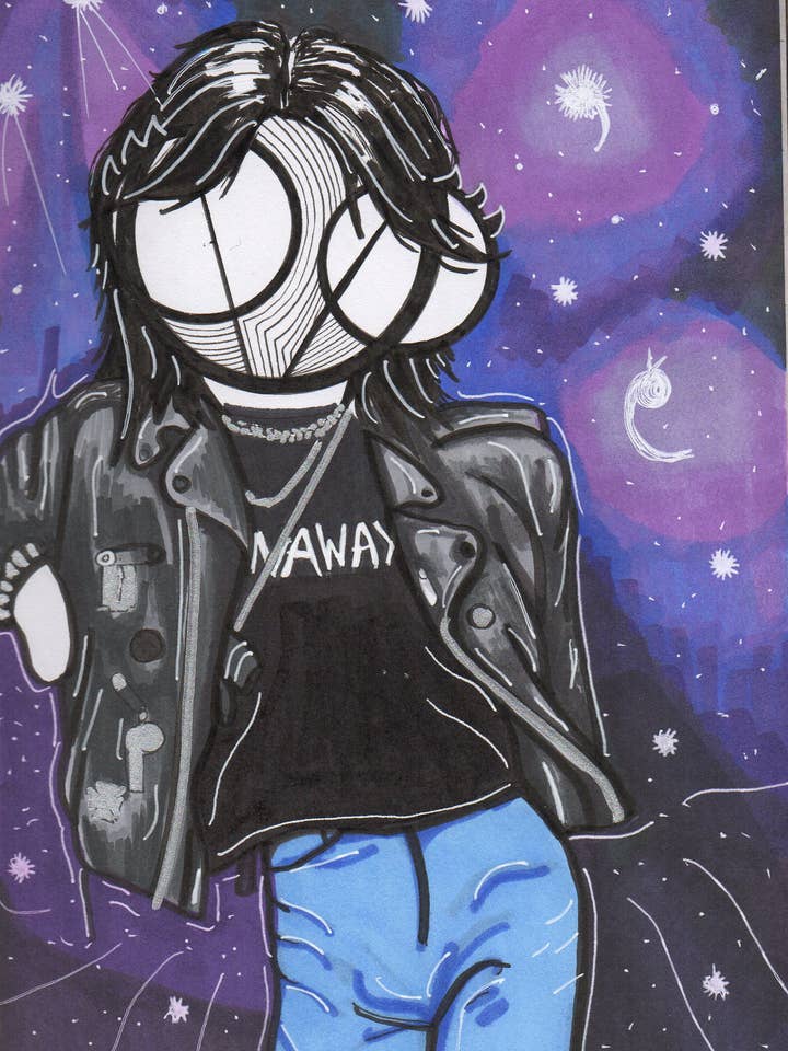 Impressão Joan Jett Art por atacado de Harth Creations