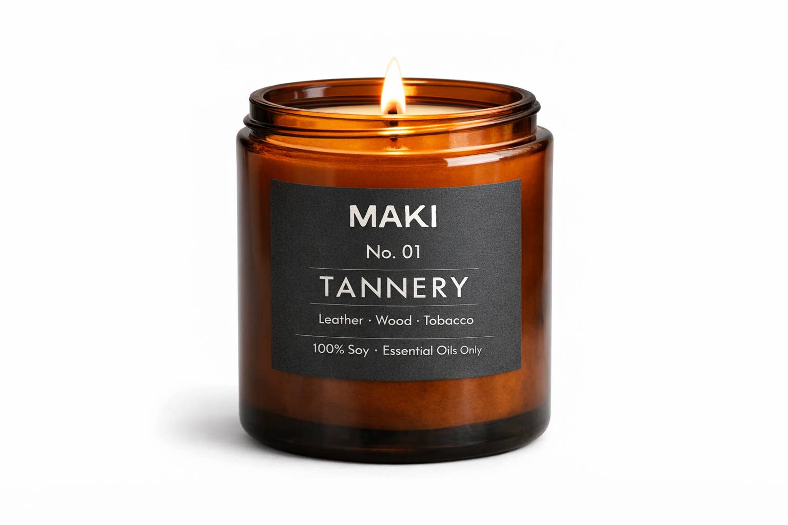 Ware by Maki - Wholesale Jar/Filled Candle - Soy Candle No. 01 - TANNERY