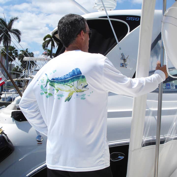 "Mahi" UPF 50 Performance Ultra Comfort Shirt for wholesale by Caloosa WaterWear