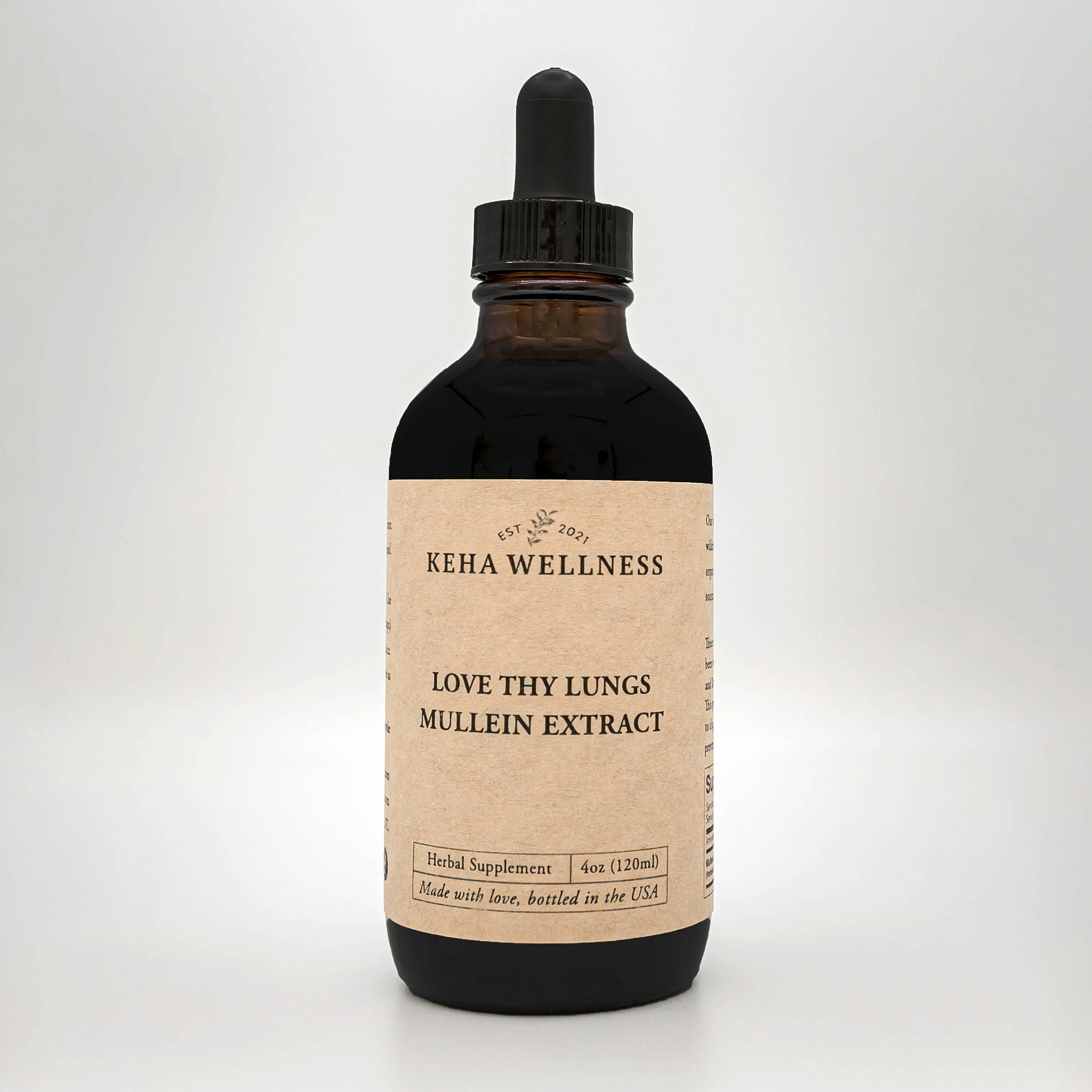 Keha Wellness - Wholesale Tincture - Mullein Tincture Lung Cleanse8