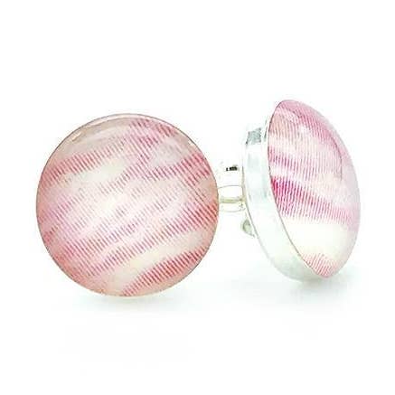 Stand Up Stud örhängen för bröstcancer forskning för wholesale av Revive Jewelry