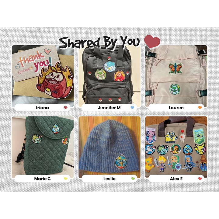 LynnzeeBB - Vente Écusson - Patch à broder Mimikyu Pokemon, joli patch d'anime effrayant