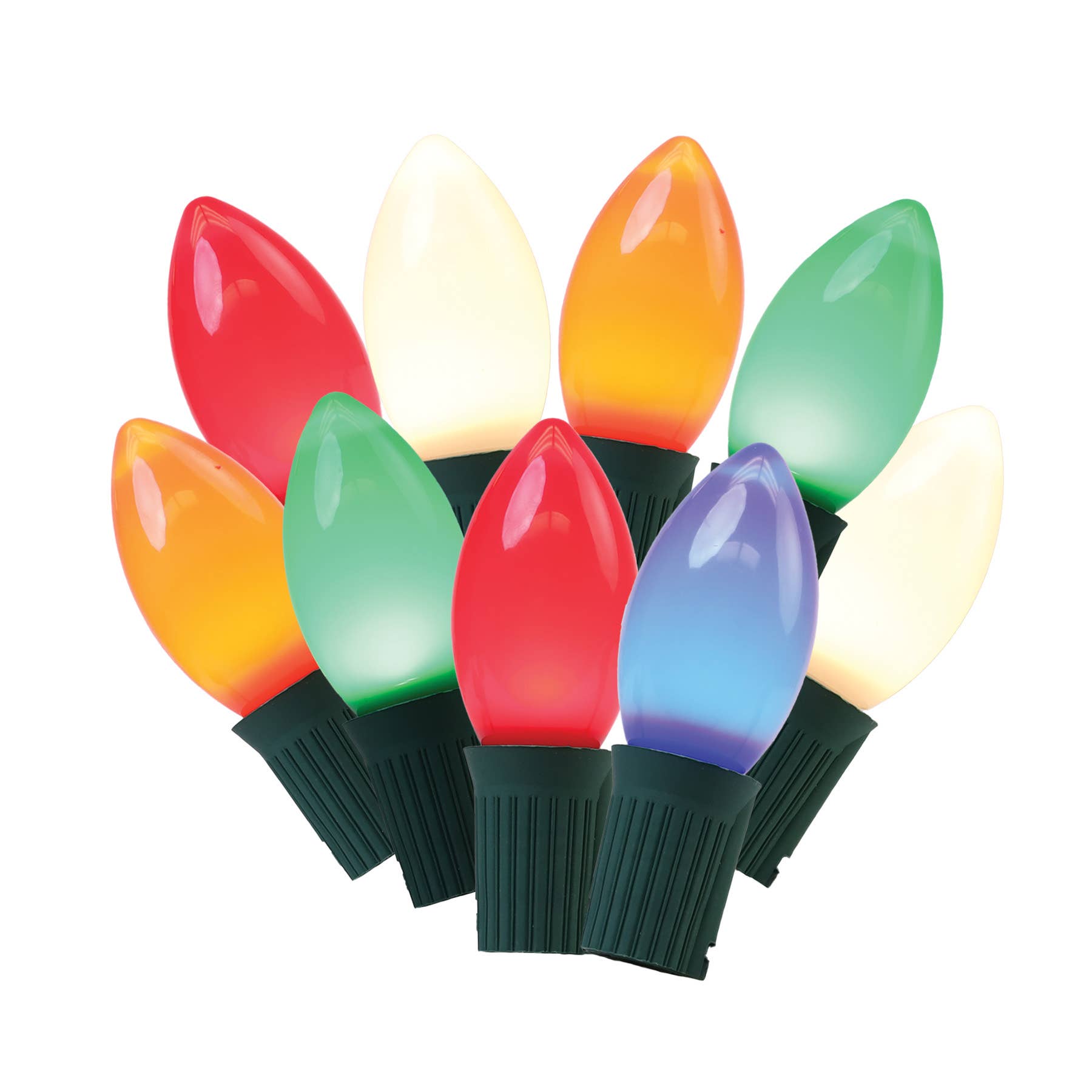 Holiday Bright Lights - Wholesale String Lights - Classic 25L C9 LED Retro Fit Light Set, 6"x12"x6"1