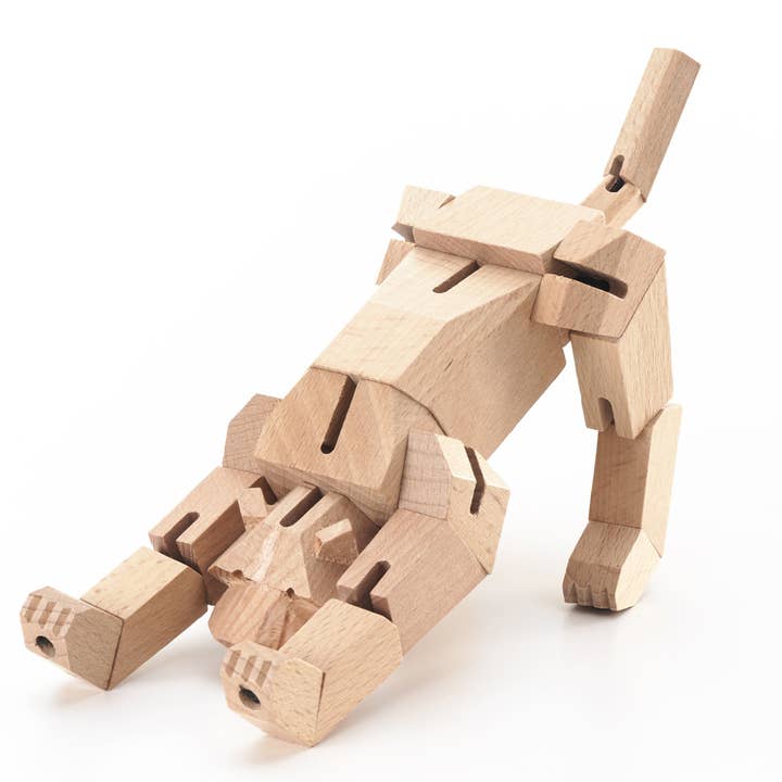 Yoshiaki Ito Design - Wholesale Wood Toy - Kids - Morphits ® Tiger Wooden Toy: Roaring Adventures Await in our4