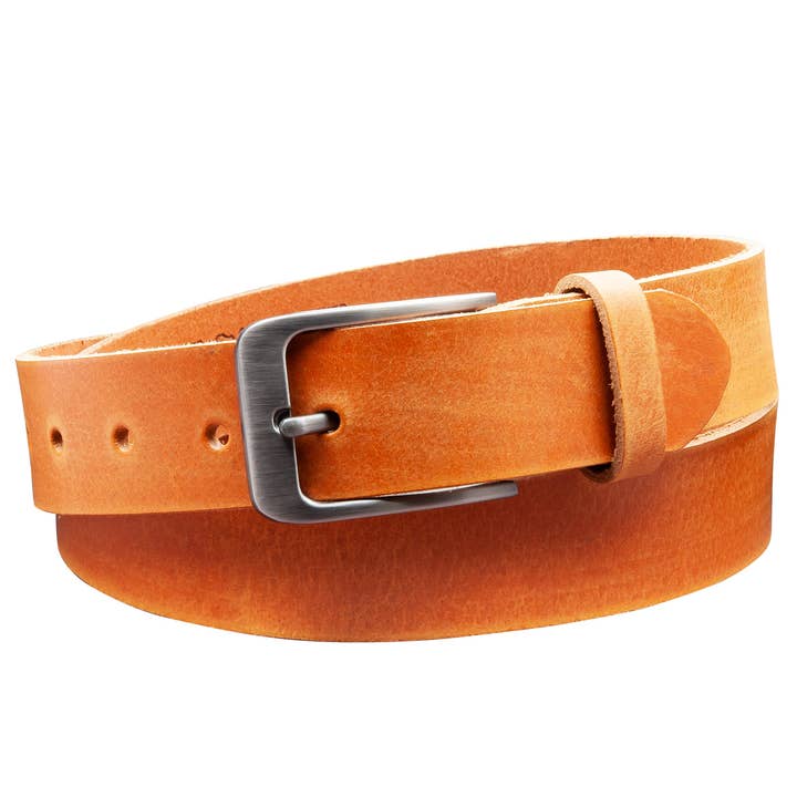 35 mm bälte tillverkat i Tyskland EH411-GE-Cognac för wholesale av A-Venten GmbH