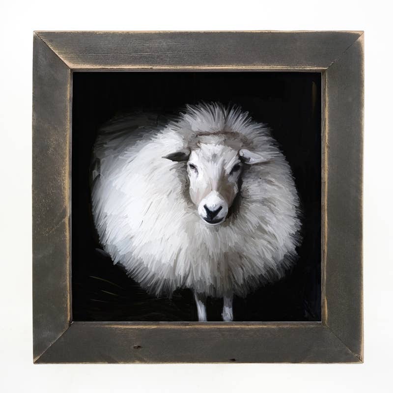 ginger blue - Wholesale Art Print - Poofy Sheep0
