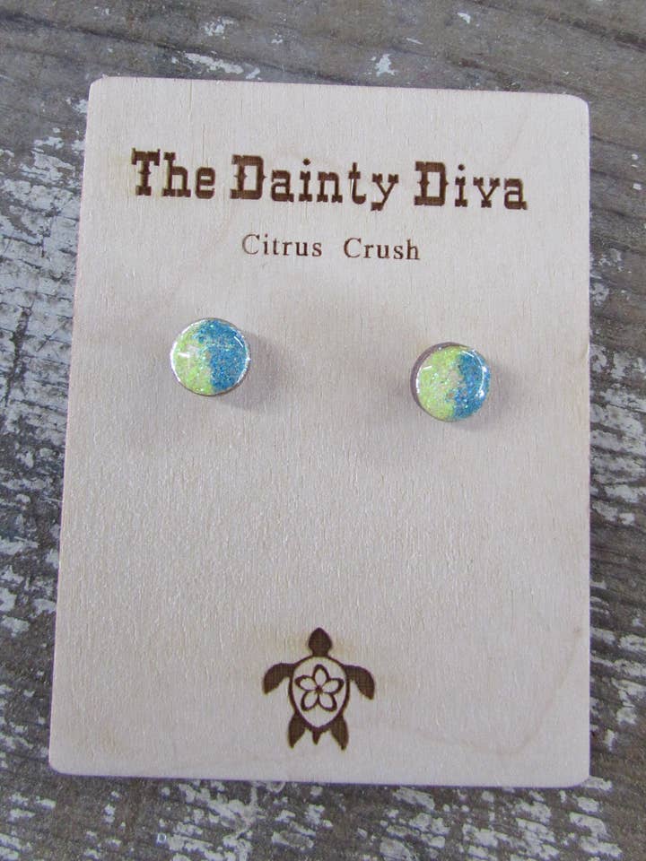 Citrus Crush Post-Ohrringe für den Großhandel von The Dainty Diva Jewelry