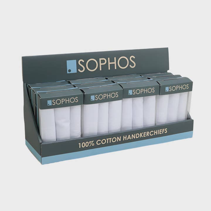 Lenços de Algodão Brancos por atacado de Sophos