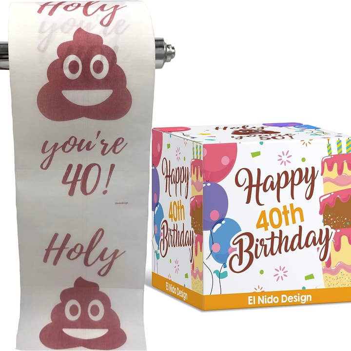 40th Birthday - Toilet Paper for wholesale by EL NIDO DESIGN