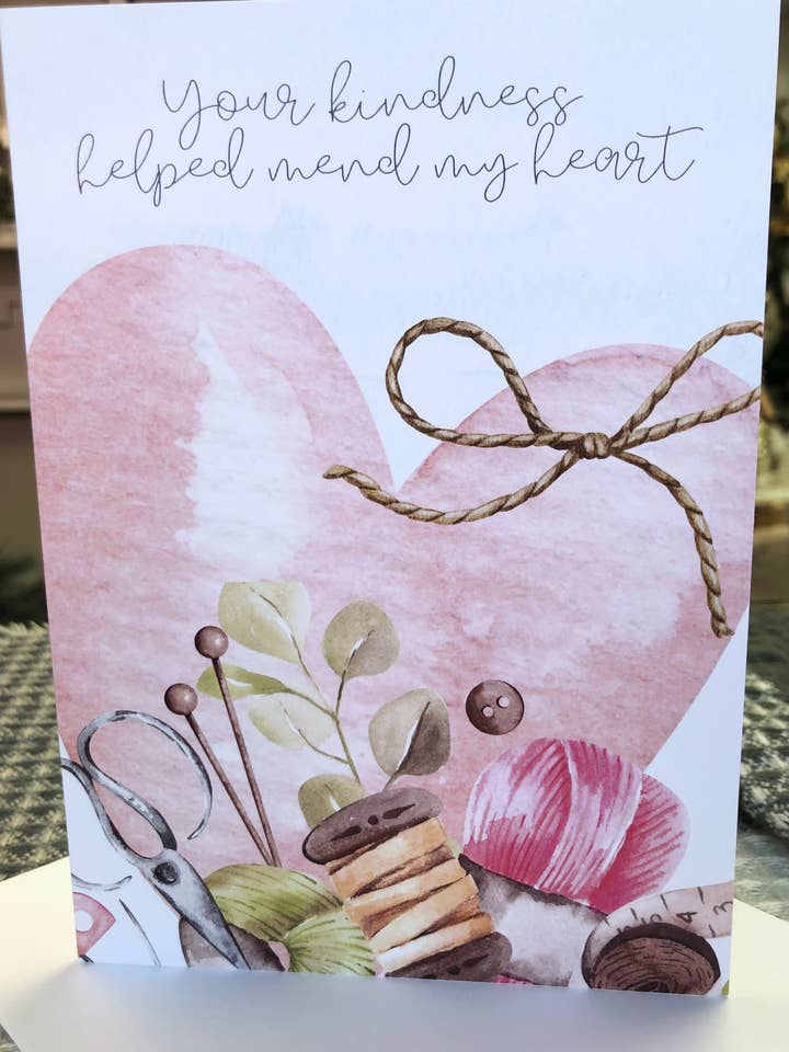Thank you (Kindness) - Card for wholesale by Old Soul Woodworking LLC