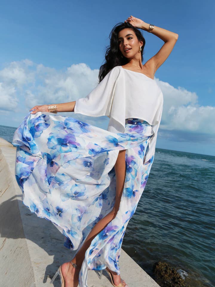 Show Skirt | Satin Chiffon for wholesale by Baliawear