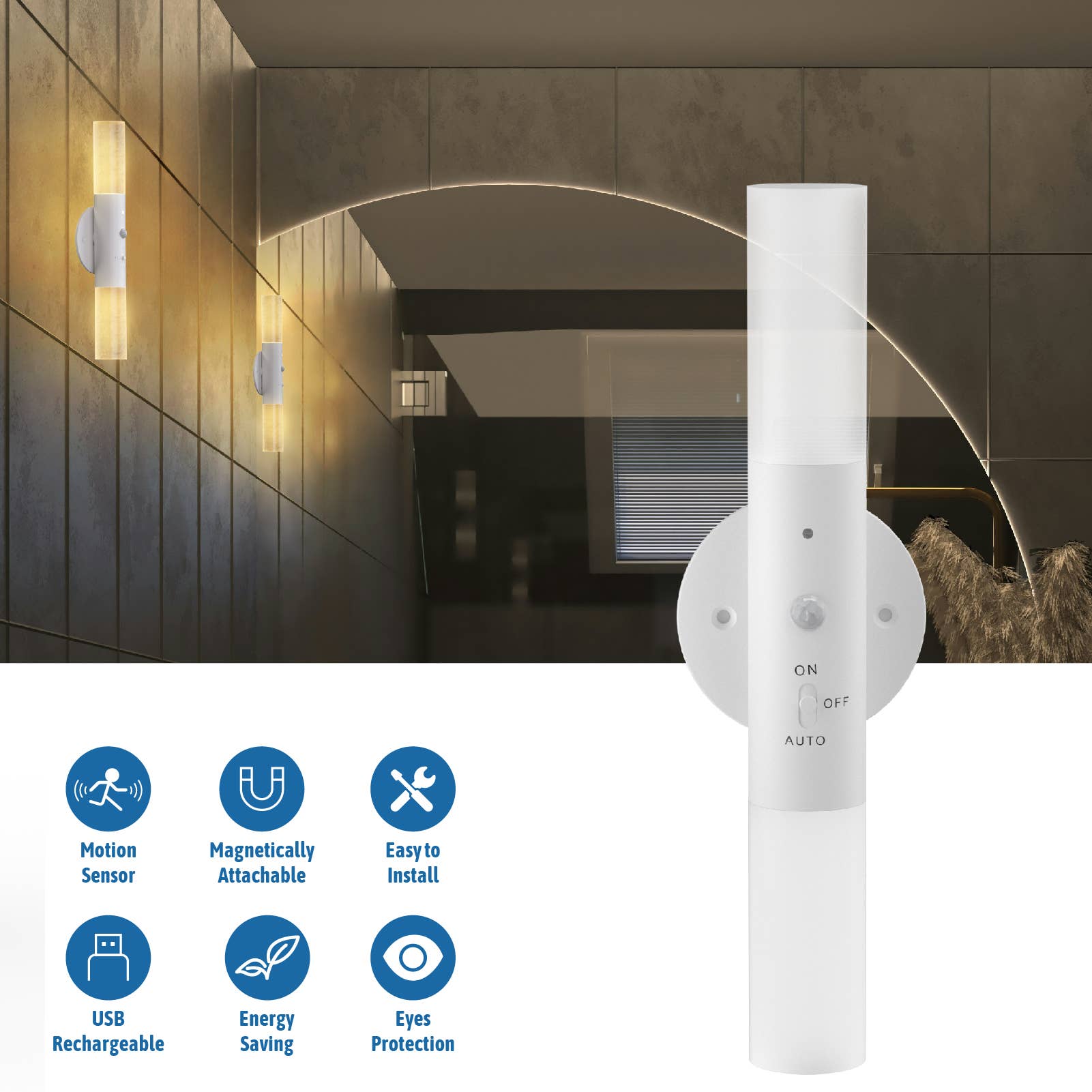 LEPOTEC INC – wholesale Sconce – Battery Operated Wall Sconces Lights With Motion Sensor17