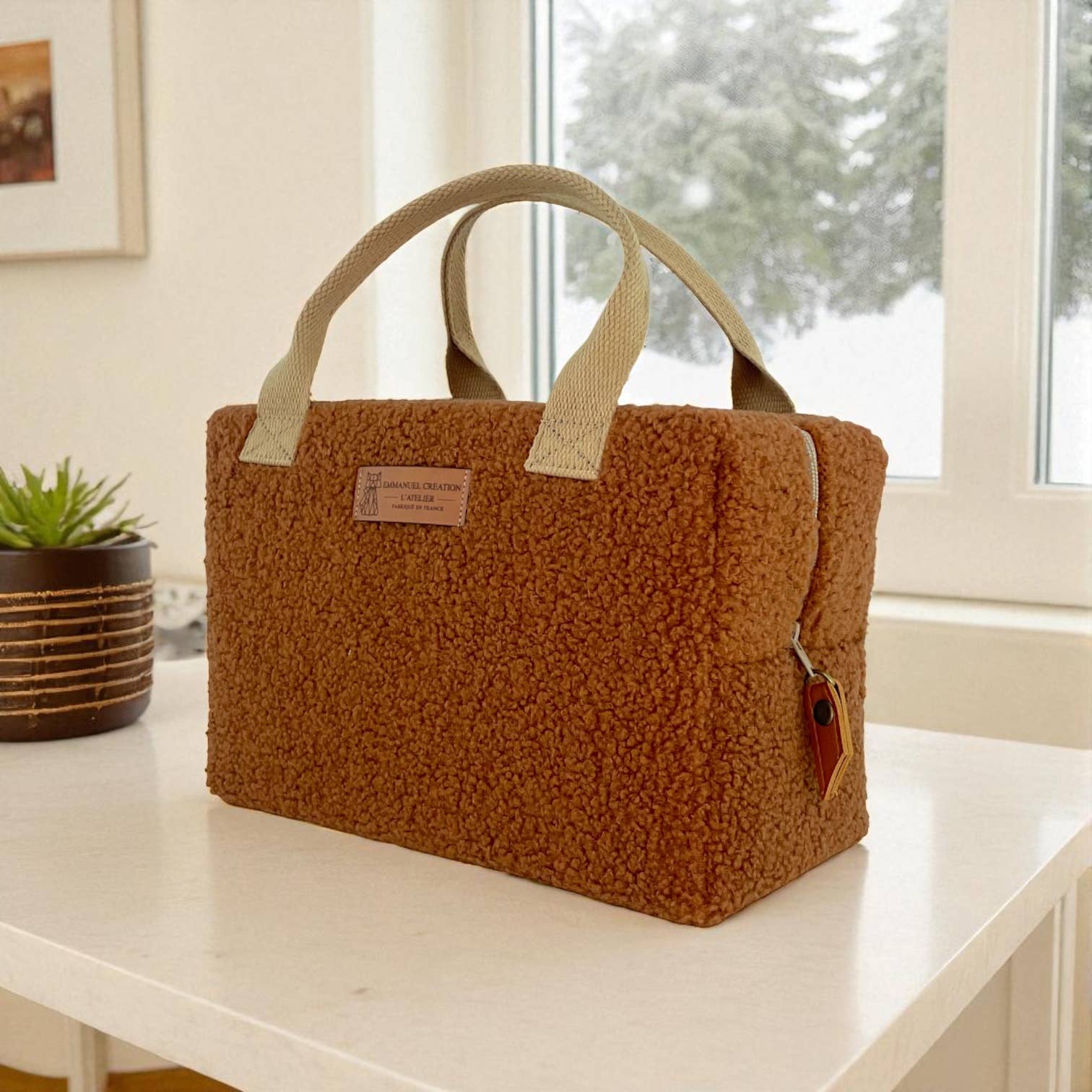 Emmanuel Création - Wholesale Lunch Bag/Box - Pack of 4 Ice Cube S insulated bags, "Bouclette"5