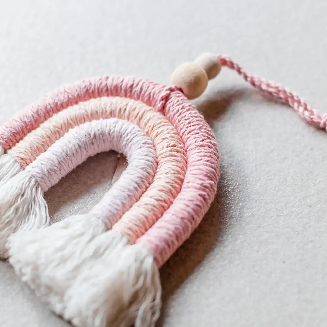 Chasing Rainbows - Wholesale Keychain - Women's - Mini Macrame Keychain Rainbow6