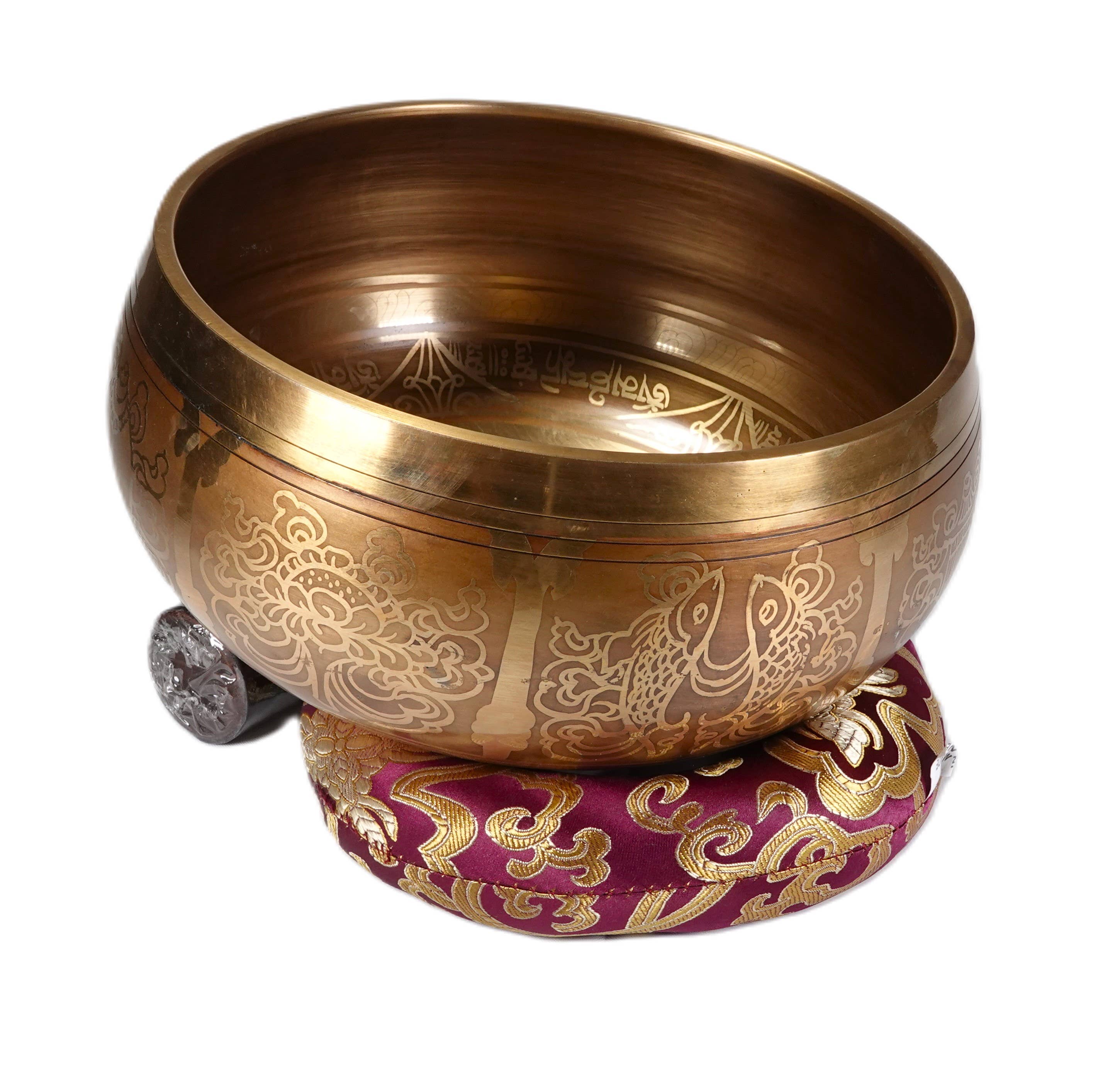 Tenzing Collections - Wholesale Meditation Supplies - large Tibetan singing bowl with amazing sounds11